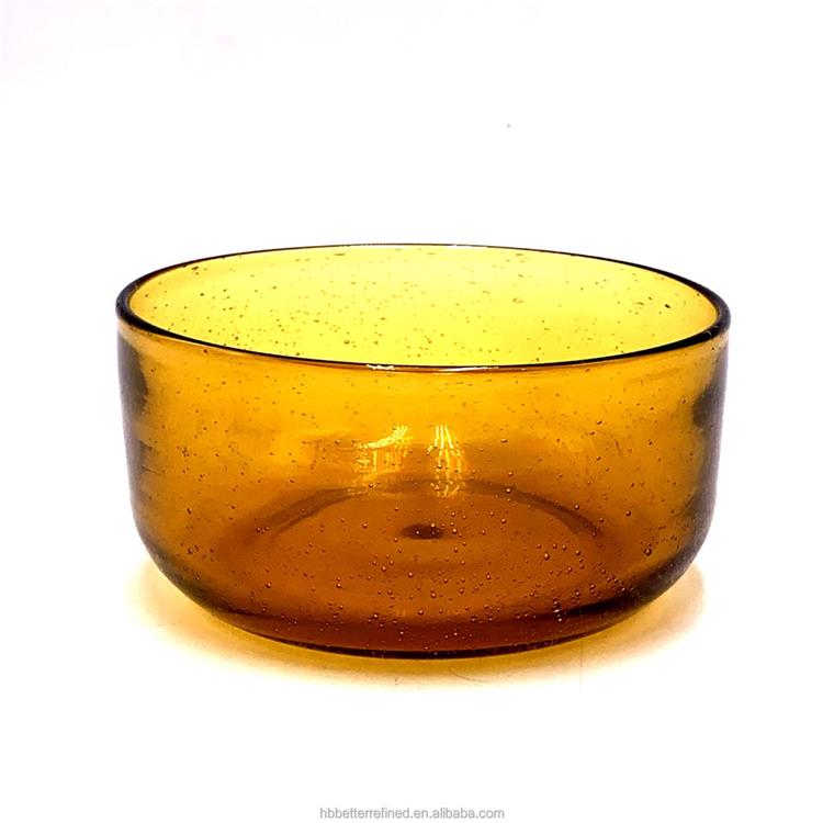 Leopard amber bubble bowl Irregular amber Trunk black candle making crystal glass candy jar with lid wax container