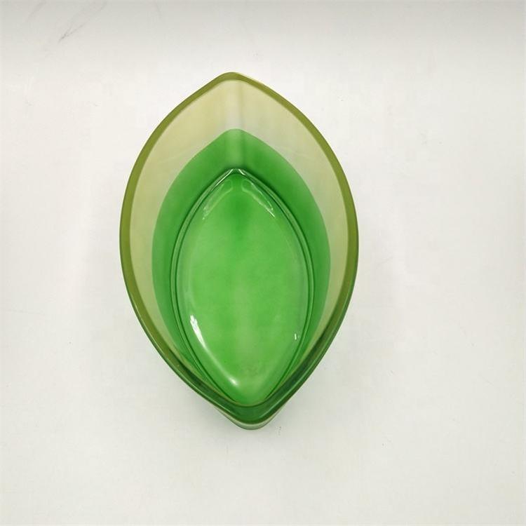 New design boat shape glass candle vessal glass jar for candle making