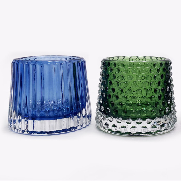 Taper-Shaped Tealight Glass Candle Holder